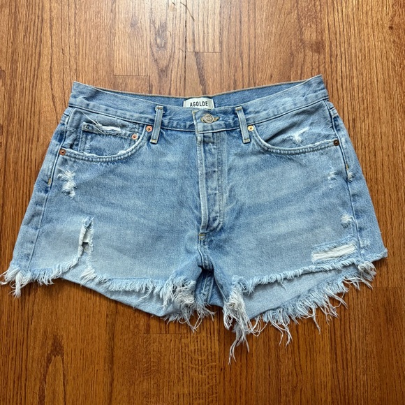 Agolde Parker Vintage Cut Off Shorts in Swapmeet size 29 - Picture 5 of 16